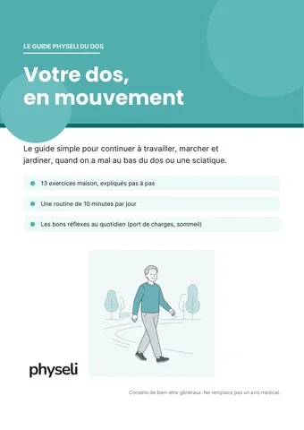 Guide Votre dos en mouvement