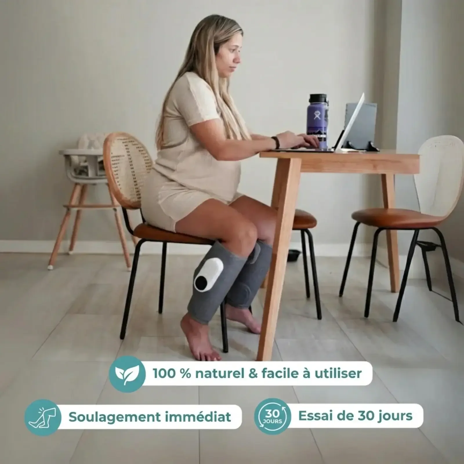 VivaRelief | Appareil de massage 3-en-1 pour jambes sans douleur
