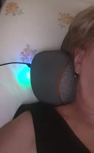 Photo de Marlène R. avec le Coussin CerviTrax