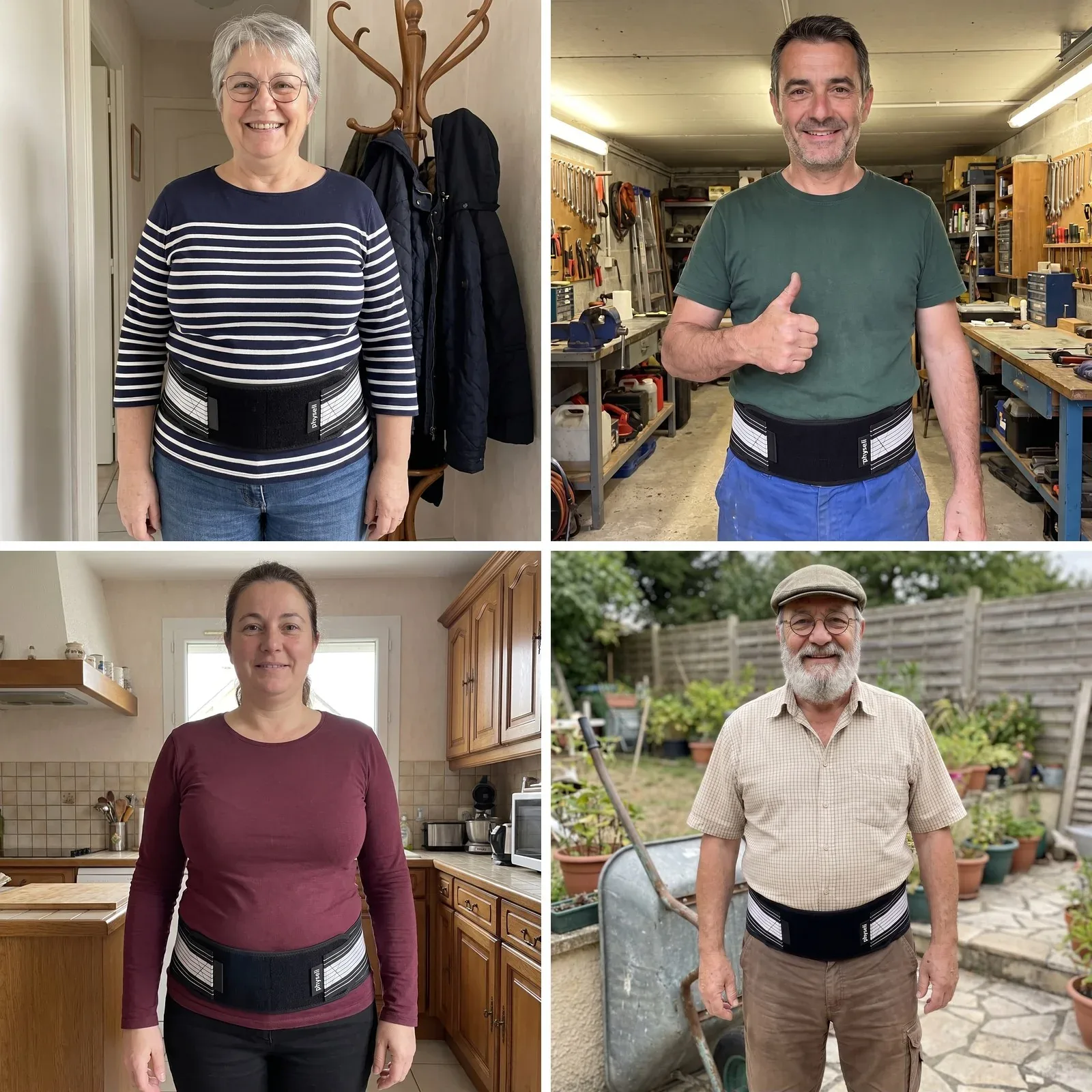 Des personnes portent la ceinture LombaCore Image