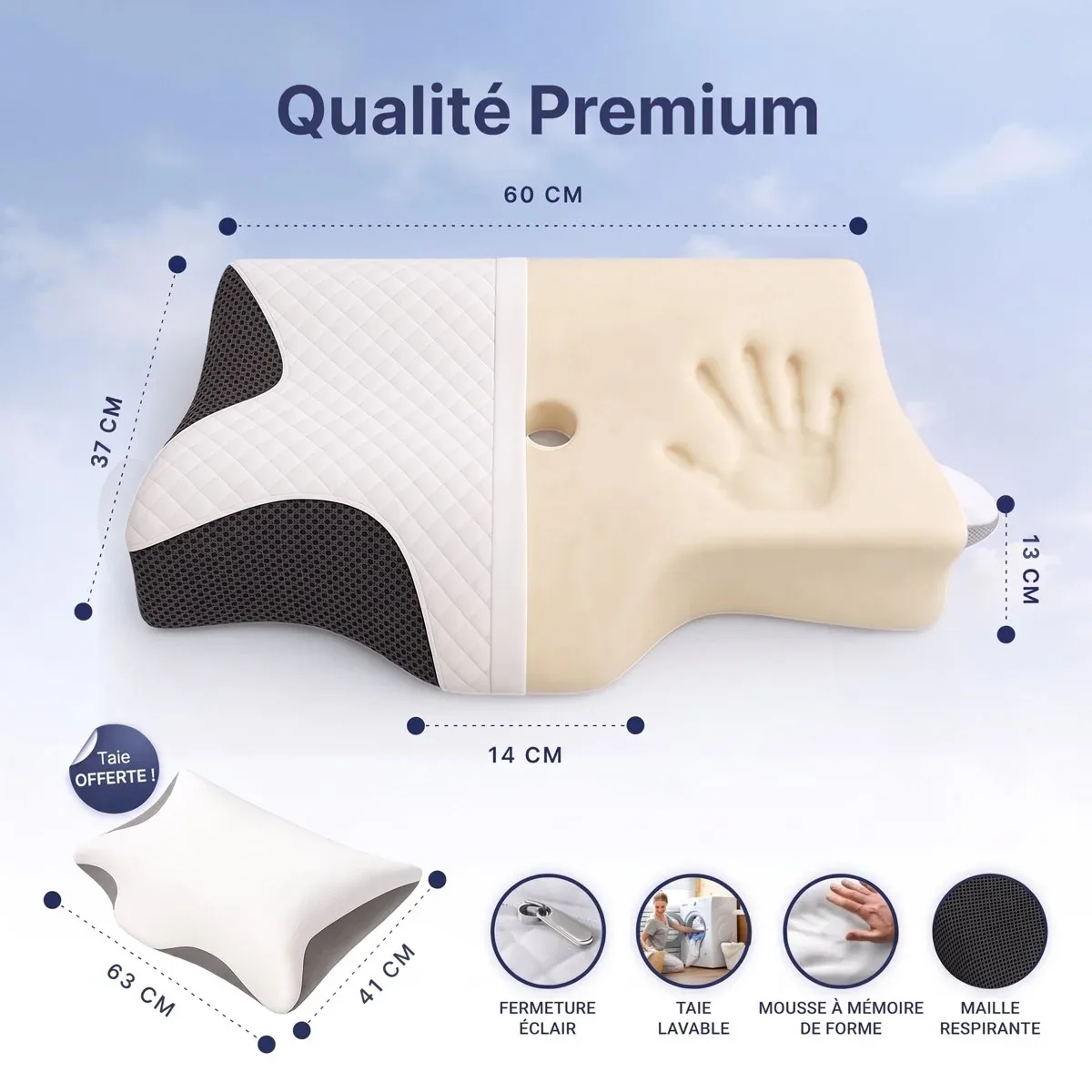CerviRest | Oreiller Cervical Ergonomique