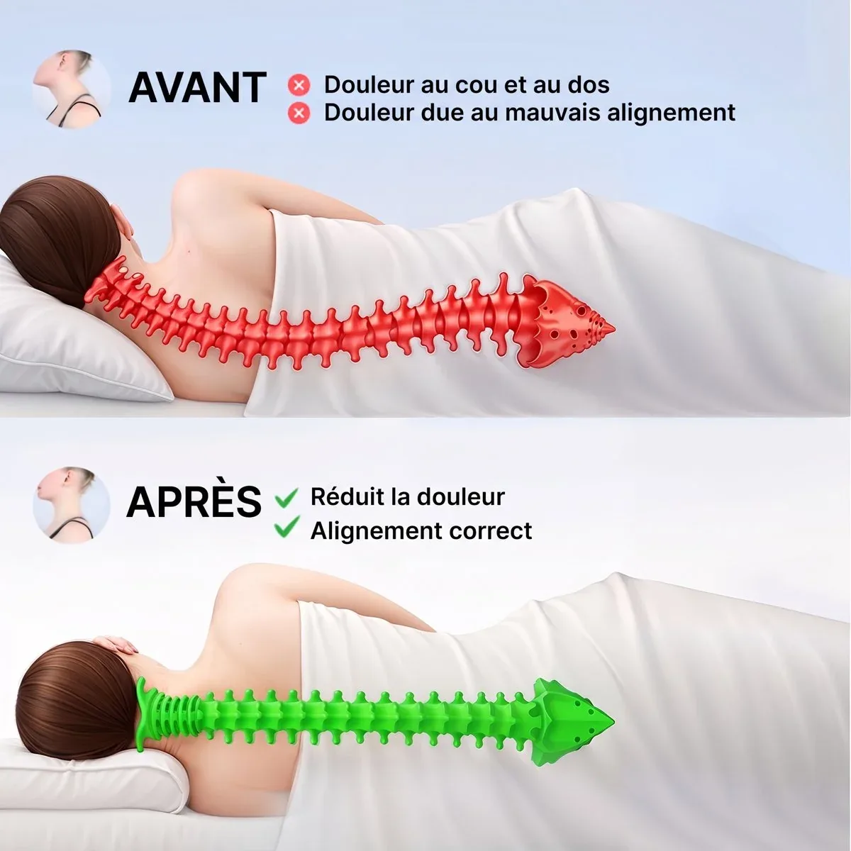 CerviRest | Oreiller Cervical Ergonomique