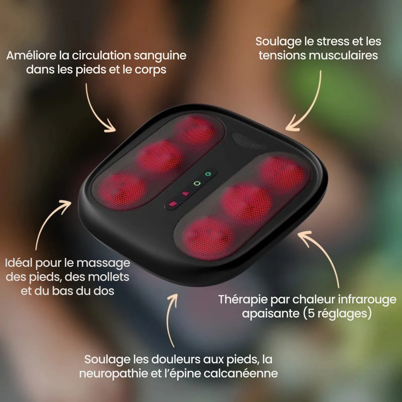 Relux Pro | Dispositif de relaxation et stimulation des pieds