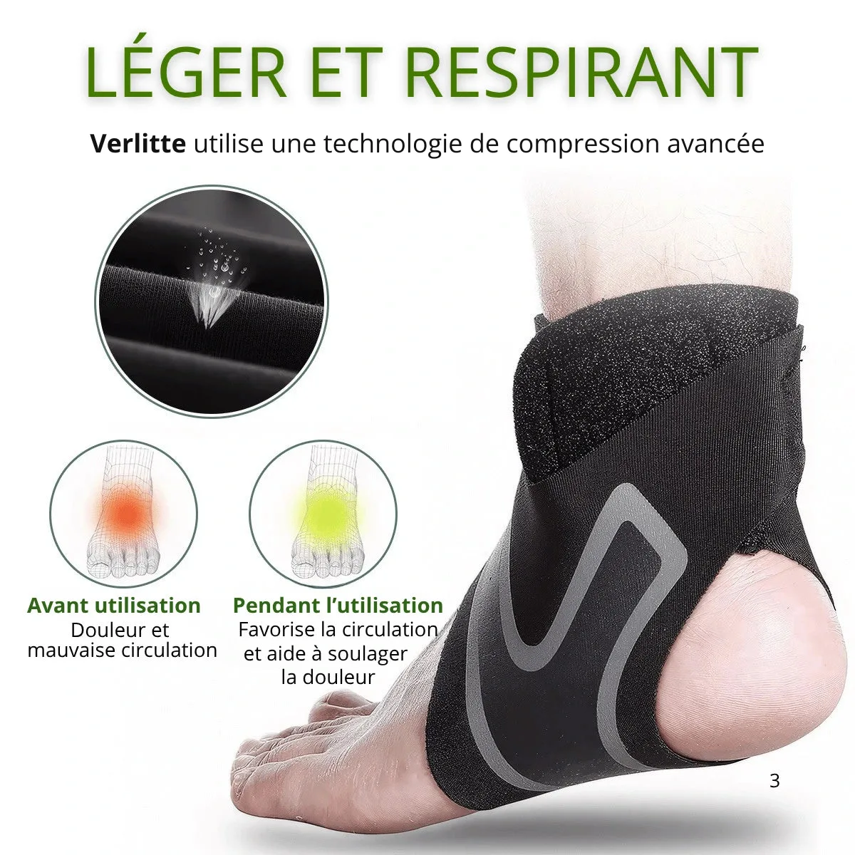 Verlitte, léger et respirant