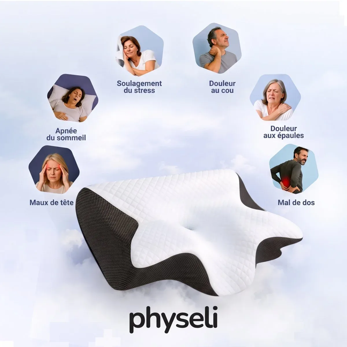 CerviRest | Oreiller Cervical Ergonomique